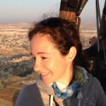 Photo of author in a hot air balloon